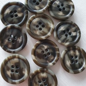 Groene knopen jungle 10 stuks