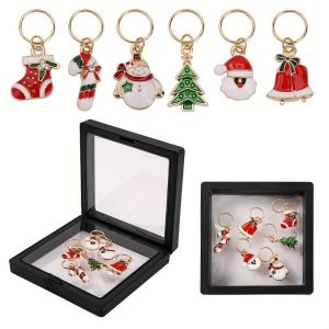 Kerst stekenmarkeerders 6 stuks