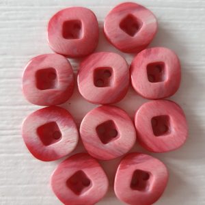 Rode knopen 10 stuks