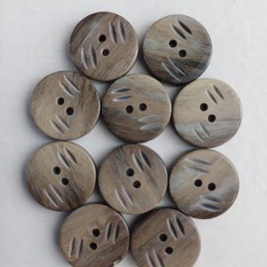 Bruine knopen 10 stuks