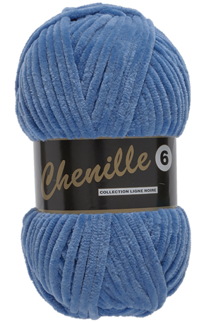 Chenille 6 nr. 12 blauw