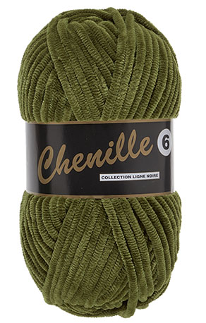 Chenille 6 nr. 26 mosgroen