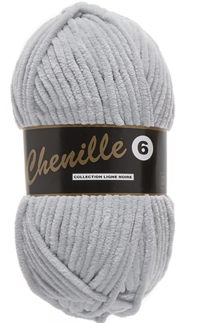 Chenille 6 nr. 38 lichtgrijs