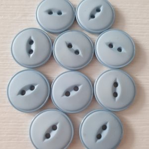 Lichtblauwe knopen 10 stuks