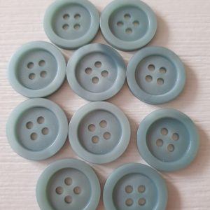Lichtblauwe knopen 10 stuks
