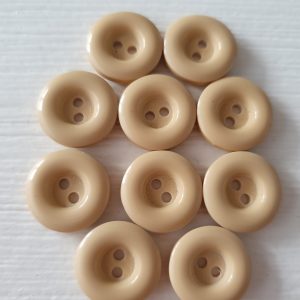 Bruine knopen 10 stuks