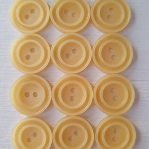 Gele knopen 10 stuks