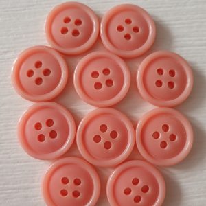 Roze knopen 10 stuks