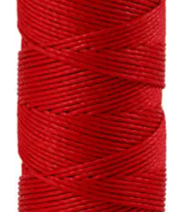 Macramé koord 2 mm  rood
