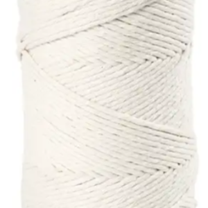 Macramé koord 2 mm wit