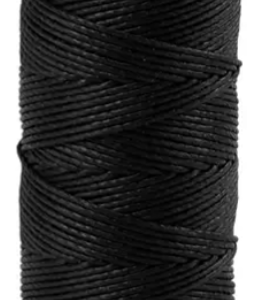Macramé koord 2 mm  zwart