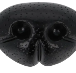 Dierenneuzen 23 mm zwart