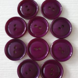 Paarse knopen  10 stuks