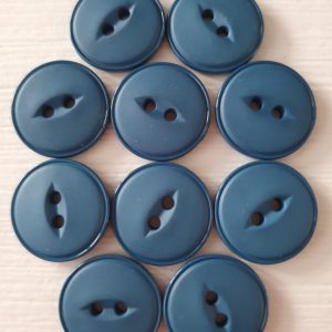 Petrol blauwe knopen 10 stuks