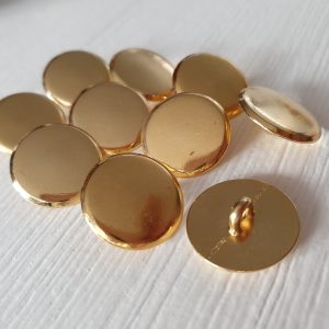 Goudkleurige knopen 10 stuks