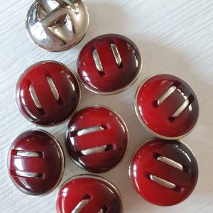Rode knopen  8 stuks