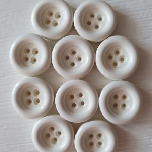 Witte knopen 10 stuks