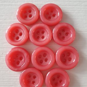 Roze knopen 10 stuks