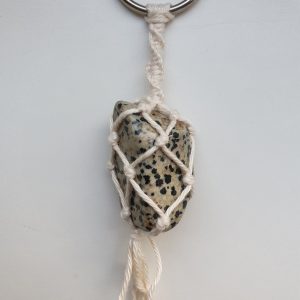 Sleutelhanger Dalmatiër trommelsteen