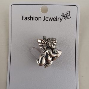 Speld broche engel zilver