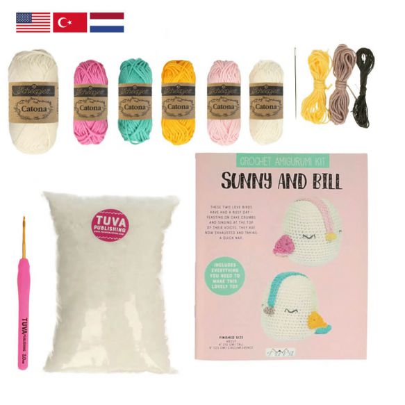 Tuva Haakpakket amigurumi Sunny and Bill - Afbeelding 3