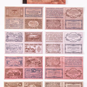 Tickets boekje papier set A