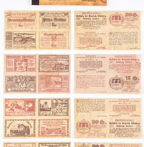 Tickets boekje papier set C