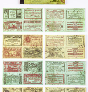 Tickets boekje papier set E