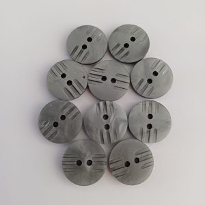 Grijze knopen 10 stuks