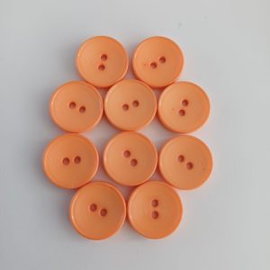 Oranje knopen 10 stuks