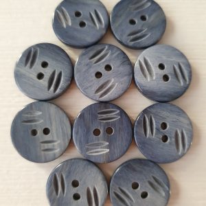 Grijze knopen 10 stuks