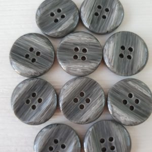 Grijze knopen 10 stuks