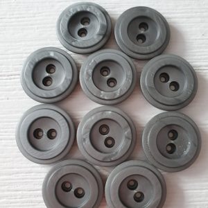 Grijze knopen 10 stuks