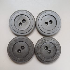 Grijze knopen 4 stuks