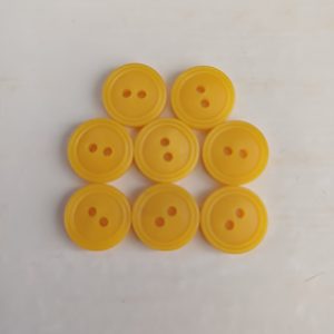 Gele knopen 8 stuks