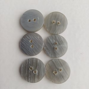 Grijze knopen 6 stuks
