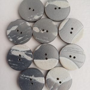Grijze knopen 10 stuks