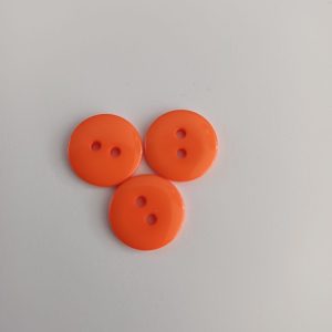Oranje knopen 3 stuks