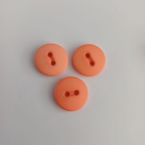 Oranje knopen 3 stuks