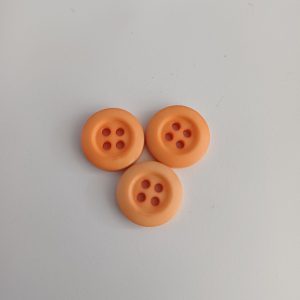 Oranje knopen 3 stuks