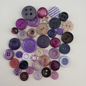 Paarse knopen 40 stuks