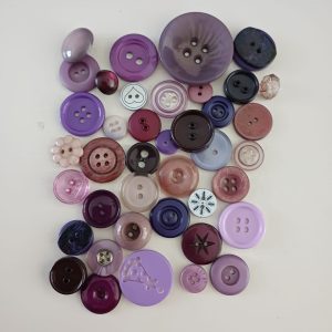 Paarse knopen 40 stuks