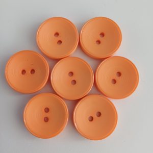 Oranje knopen 7 stuks