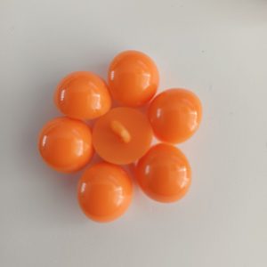 Oranje knopen 7 stuks