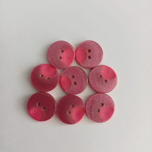 Roze knopen 8 stuks