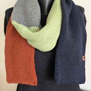 Handgemaakte gebreide sjaal van acryl voor volwassenen [GRATIS verzending]