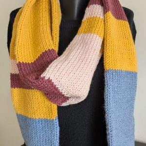 Handgemaakte gebreide sjaal van acryl/wol voor volwassenen [GRATIS verzending]