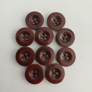 Bruine knopen 10 stuks