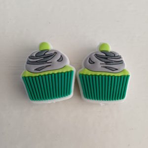 Naaldstoppers 2 stuks cupcakes groen