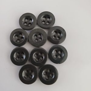 Grijze knopen 10 stuks